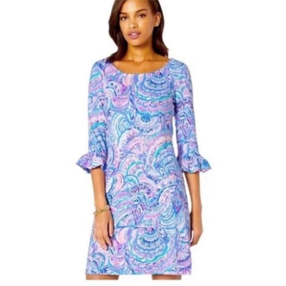 NWT Lilly Pulitzer Sophie Dress Happy as a Clam - Picture 3 of 5